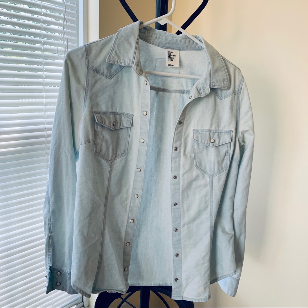 Denim top